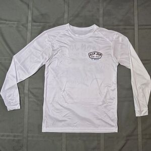 Ron Jon Surf Shop Team Ft.Myers Long Sleeve White Beach Swim Lake Bay S/M Pool